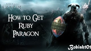 Dawnguard How to Get Ruby Paragon Tutorial [upl. by Olihs381]