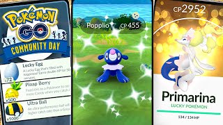 Popplio Community Day Prep Tips Maximize 3x Catch XP [upl. by Eindys]