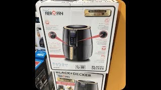 UNBOXING A400 BLACK amp DECKER AIR FRYER [upl. by Becket]