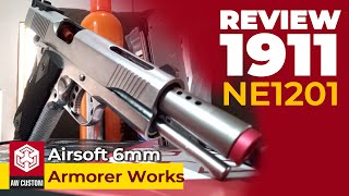 Review Airsoft 1911 NE1201 Armorer Works [upl. by Macdermot]