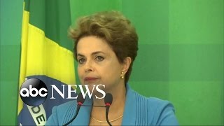 Brazil President Dilma Rousseff Impeached by Senate [upl. by Dyanne]