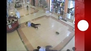 Dramatic new CCTV footage reveals horror of Kenya mall massacre [upl. by Elreath]