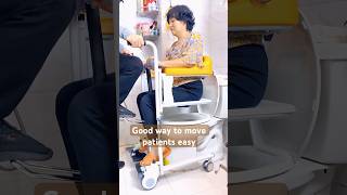 Good way to move patients easystroke elderlyservice wheelchair elderlycare physicaltherapy [upl. by Suoiradal673]