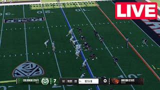 NCAAF LIVE🔴 Colorado State Rams vs Oregon State Beavers  Week 6 Full Game 2024 College Football 25 [upl. by Elcin893]