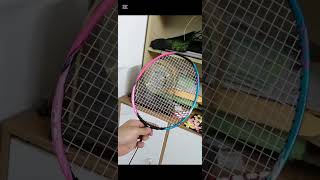 Hàn vợt cầu lông  Lining halbertec 8000 góc 1030 lưới 65ti 105kg  badminton racket [upl. by Leugimesoj]