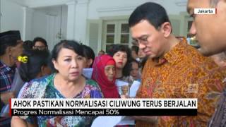 Ahok Pastikan Normalisiasi Ciliwung Terus Berjalan [upl. by Nerw]