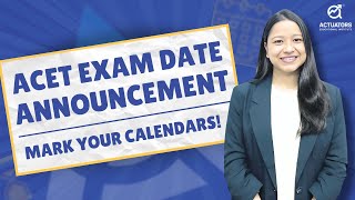 ACET Exam Date IS FINALLY OUT [upl. by Nedaj518]