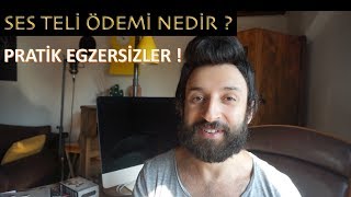 Ses Teli Ödemi Nedir  Pratik Egzersizler [upl. by Kramal235]