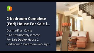 2bedroom Complete End House For Sale in Dasmarinas Cavite  Trinity  Suntrust [upl. by Ahkeber631]