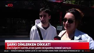 TV100 Ana Haber Bülteni  Eski İlişkiyi Hatırlatan Şarkı Boşanma Sebebi Sayıldı  Av Gizem Gonce [upl. by Yror]