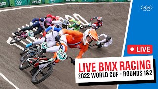 RELIVE  BMX Racing  World Cup Rounds 1amp2 [upl. by Natal]