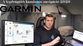 A legdrágább kamionos navigáció 2020 Garmin Dezl 1000 [upl. by Sukey]