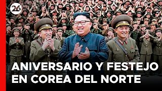 ASIA  El partido gobernante en Corea del Norte celebra su 79° aniversario [upl. by Anicart]