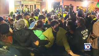 Protesters clash with police in Washington DC [upl. by Elime]