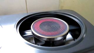 Magic Queen Infrared Gas Stove  DEMO [upl. by Atiral]