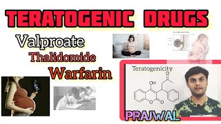 Basics of Teratogenicity  Teratogenic drugs  Valproate  Warfarin  Thalidomide [upl. by Adelle]