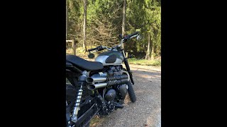 💥 Loud Triumph Street Scrambler 900 Soundcheck 💥 [upl. by Orenid729]