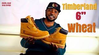 UnBoxing and On feet Timberland 6INCH PREMIUM WATERPROOF BOOTS  wheat Nubuck  ON FEET [upl. by Sutsuj163]