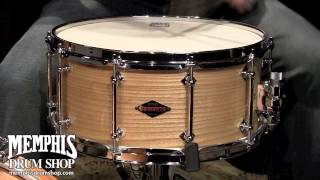 Craviotto 14 x 65 Custom Shop Ash Grain Snare Drum  4545 [upl. by Adkins]