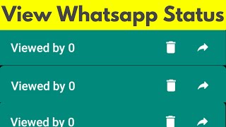 How To View Whatsapp Status Without Letting Them KnowSee Someones Whatsapp Story [upl. by Celesta]