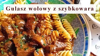 Gulasz wołowy z szybkowara  Oluś gotuje [upl. by Tiedeman]