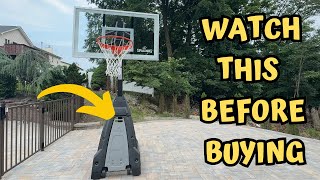 Quick Review of Spalding The Beast Portable Basketball Hoop [upl. by Eneg]