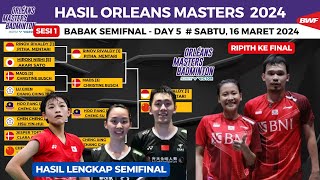 RinovPitha ke Final  3 wakil Jepang Lolos ke Final  Semifinal Orleans Masters badminton 2024 [upl. by Divan577]