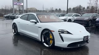 Taycan Turbo S Walkaround [upl. by Willett]