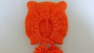 Beautiful ladies cap knitting designgirls topi ka designtopi banane ka tarika [upl. by Matthews]