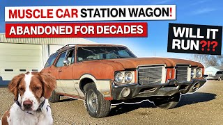 455 Oldsmobile Vista Cruiser Muscle Car Station Wagon Will It Run Abandoned for Decades [upl. by Pontias217]