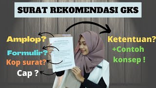 KETENTUAN SURAT REKOMENDASI GKS  CONTOH KONSEP  GLOBAL KOREA SCHOLARSHIP GKS KGSP [upl. by Nathalie]