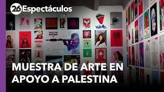 MEDIO ORIENTE  Exposición de arte mundial en Teherán por Palestina [upl. by Akiehsal299]