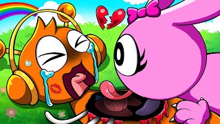 Strange Love Relationship Between Pinki x Oren  An Unbelievable Love Story Incredibox Sprunki [upl. by Apfel]