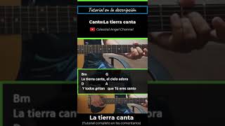 La tierra canta tutorial corto con guitarra acustica [upl. by Screens]