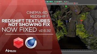 CINEMA 4D amp REDSHIFT  UPDATE FIXED Fixing Redshift black textures in the viewport [upl. by Noirret654]