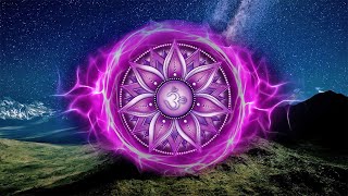 Crown Chakra Sleep Meditation Connect To The Universe Let Go of Past Trauma Healing Energy [upl. by Atnauqahs]