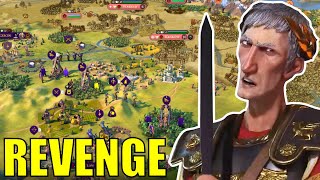 Civ 6  Ursa Gets PERSONAL With Some Revenge BRUTAL Combat – 2 Deity Rome Civilization VI [upl. by Magavern]