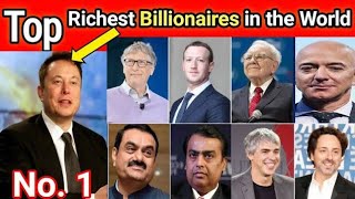 Top 20 Richest Person In The World 2024 [upl. by Tufts694]