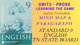 Mind map Consolidation and Paragraph 9th Standard English Learning The Game Sachin Tendulkar [upl. by Durrett]