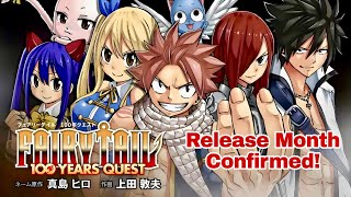 Fairy Tail 100 year Quest  Release month Confirmed  Anime news  31 fairytail [upl. by Tessy]