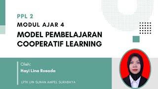 PPL 2 Modul Ajar 4 Cooperatif Learning  PPG PAI DALJAB 2024 [upl. by Hans]