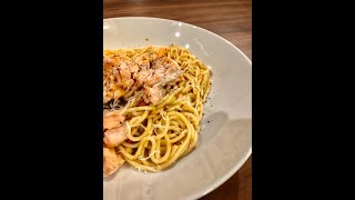 SIMONS SALMON PASTA WITH PESTO ROSSO [upl. by Eytak]