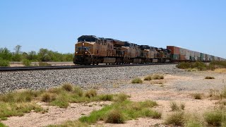 Railfanning UP Phoenix Gila Lordsburg Sub [upl. by Hope393]