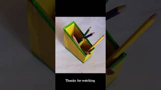 Pen Holder Organizer  Cardboardhow to make pen stand with cardboard Craftcraft viral24 2024 [upl. by Ravo]