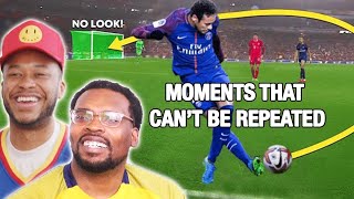 Americans React to Moments that Cant be Repeated in Football [upl. by Zorah]