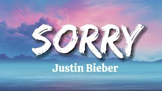 Justin Bieber  Sorry Lyrics [upl. by Aleacim]