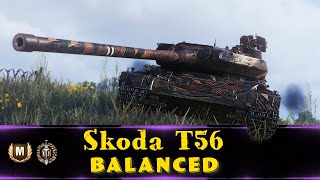 Skoda T56  Premium VIII  Balanced  Review  World of Tanks [upl. by Divadleahcim]