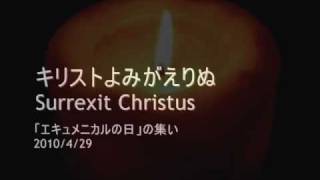 テゼ： キリストよみがえりぬ Taizé Surrexit Christus [upl. by Laven]