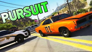 POLICE PURSUIT IN A STOLEN GENERAL LEE PGN 2 [upl. by Hannahoj]