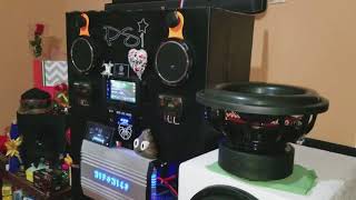 Mis 2 Skar audio EVL 12quot 1250w rms each sub car audio en casa [upl. by Tiernan]